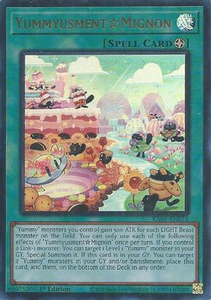 YummyusmentMignon  [RA05-EN073] Ultra Rare 1st Edition