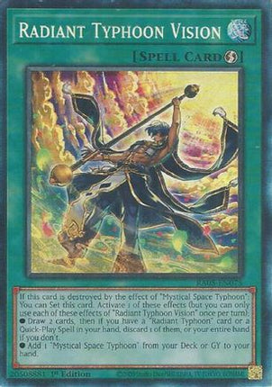 Radiant Typhoon Vision  [RA05-EN075] Collector's Rare 1st Edition