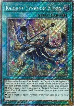Radiant Typhoon Vision  [RA05-EN075] Platinum Secret Rare 1st Edition