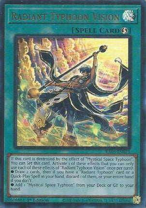 Radiant Typhoon Vision  [RA05-EN075] Ultra Rare 1st Edition