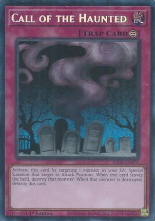 Call of the Haunted  [RA05-EN076] Secret Rare 1st Edition