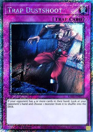 Trap Dustshoot  [RA05-EN077] Platinum Secret Rare 1st Edition