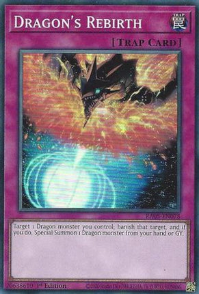 Dragon's Rebirth [RA05-EN078] Super Rare 1st Edition