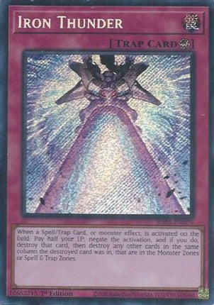 Iron Thunder  [RA05-EN079] Secret Rare 1st Edition