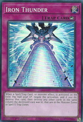 Iron Thunder [RA05-EN079] Super Rare 1st Edition