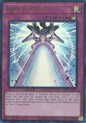 Iron Thunder  [RA05-EN079] Ultra Rare 1st Edition