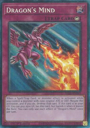 Dragon's Mind  [RA05-EN082] Collector's Rare 1st Edition