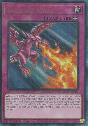 Dragon's Mind  [RA05-EN082] Ultimate Rare 1st Edition