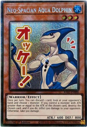Neo-Spacian Aqua Dolphin  [RA05-EN088] Starlight Rare 1st Edition