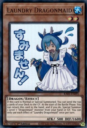 Laundry Dragonmaid [RA05-EN095] Ultra Rare 1st Edition