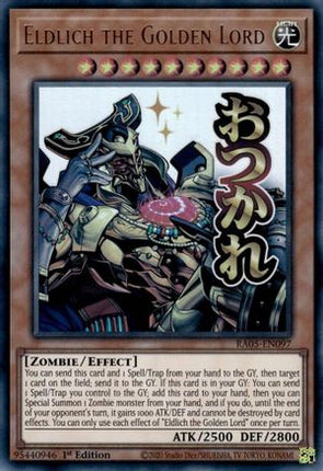 Eldlich the Golden Lord [RA05-EN097] Ultra Rare 1st Edition