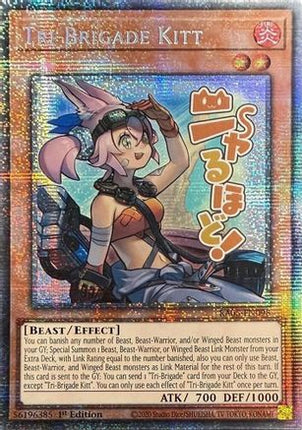 Tri-Brigade Kitt  [RA05-EN098] Starlight Rare 1st Edition