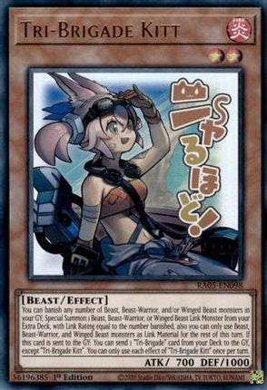 Tri-Brigade Kitt [RA05-EN098] Ultra Rare 1st Edition