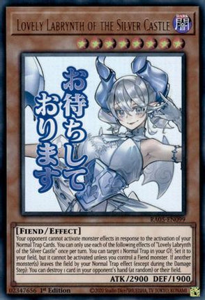 Lovely Labrynth of the Silver Castle [RA05-EN099] Ultra Rare 1st Edition