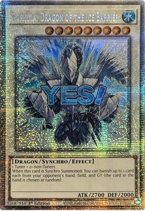 Trishula, Dragon of the Ice Barrier  [RA05-EN101] Starlight Rare 1st Edition