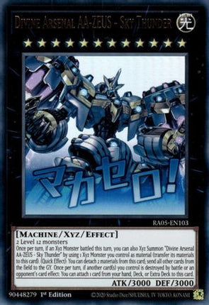 Divine Arsenal AA-ZEUS - Sky Thunder [RA05-EN103] Ultra Rare 1st Edition