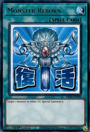 Monster Reborn [RA05-EN108] Ultra Rare 1st Edition