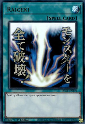 Raigeki  [RA05-EN110] Ultra Rare 1st Edition
