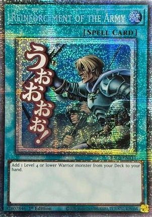 Reinforcement of the Army  [RA05-EN113] Starlight Rare 1st Edition