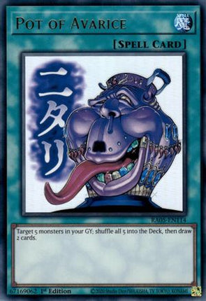 Pot of Avarice [RA05-EN114] Ultra Rare 1st Edition
