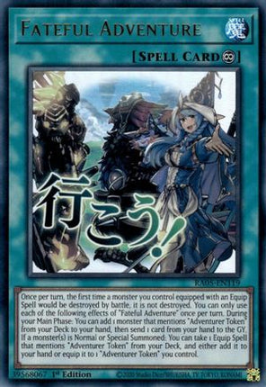 Fateful Adventure [RA05-EN119] Ultra Rare 1st Edition