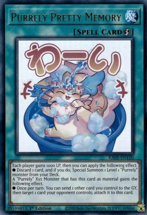 Purrely Pretty Memory [RA05-EN120] Ultra Rare 1st Edition