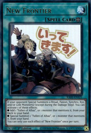 New Frontier [RA05-EN121] Ultra Rare 1st Edition