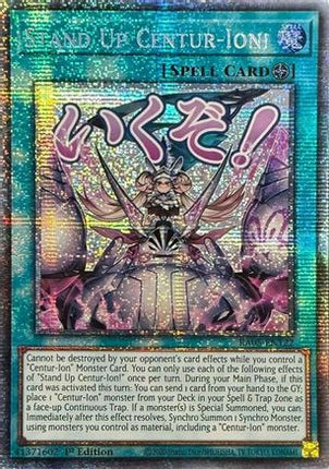 Stand Up Centur-Ion!  [RA05-EN122] Starlight Rare 1st Edition