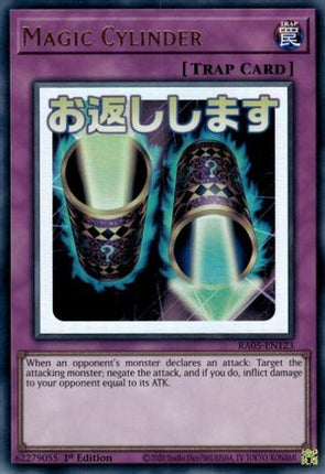 Magic Cylinder [RA05-EN123] Ultra Rare 1st Edition