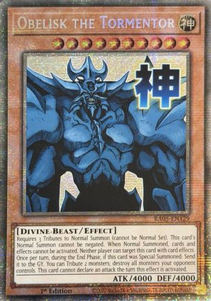 Obelisk the Tormentor  [RA05-EN129] Starlight Rare 1st Edition