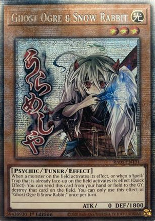 Ghost Ogre & Snow Rabbit  [RA05-EN131] Starlight Rare 1st Edition