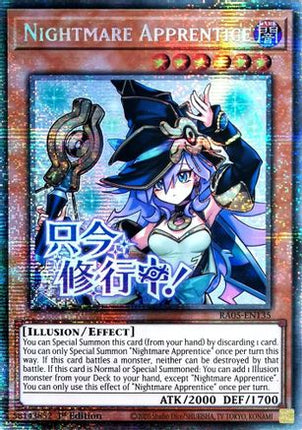 Nightmare Apprentice  [RA05-EN135] Starlight Rare 1st Edition