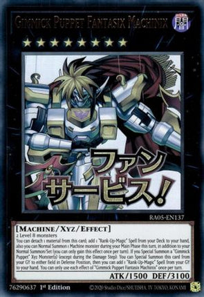 Gimmick Puppet Fantasix Machinix [RA05-EN137] Ultra Rare 1st Edition
