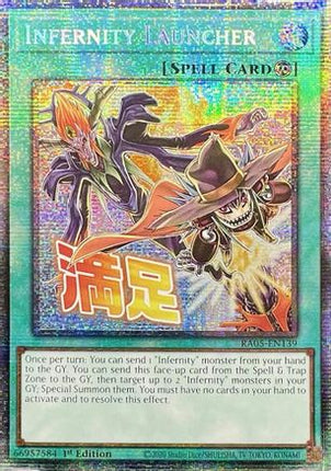 Infernity Launcher  [RA05-EN139] Starlight Rare 1st Edition