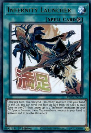 Infernity Launcher [RA05-EN139] Ultra Rare 1st Edition