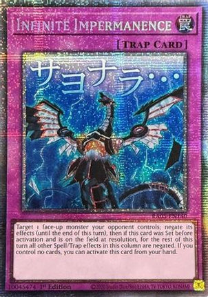 Infinite Impermanence  [RA05-EN140] Starlight Rare 1st Edition