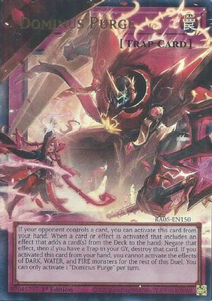 Dominus Purge  [RA05-EN150] Ultra Rare 1st Edition
