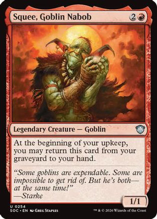 Squee, Goblin Nabob [Commander: Secrets of Strixhaven]