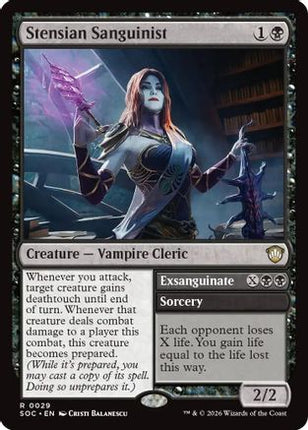 Stensian Sanguinist [Commander: Secrets of Strixhaven]