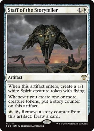 Staff of the Storyteller [Commander: Secrets of Strixhaven]
