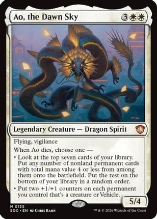 Ao, the Dawn Sky [Commander: Secrets of Strixhaven]