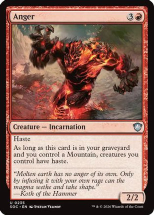 Anger [Commander: Secrets of Strixhaven]