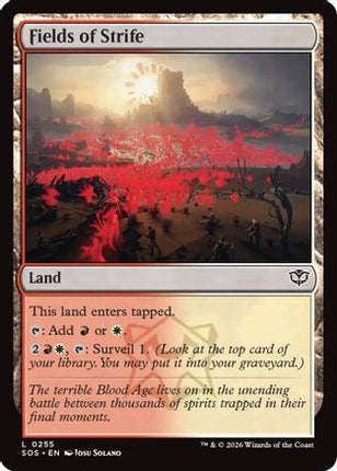 Fields of Strife [Secrets of Strixhaven] Foil