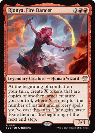 Rionya, Fire Dancer [Commander: Secrets of Strixhaven]