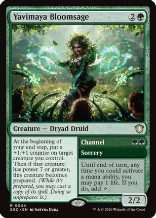 Yavimaya Bloomsage [Commander: Secrets of Strixhaven]