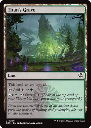 Titan's Grave [Secrets of Strixhaven] Foil