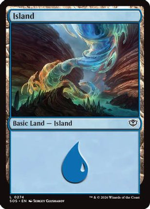 Island (0274) (274) [Secrets of Strixhaven] Foil