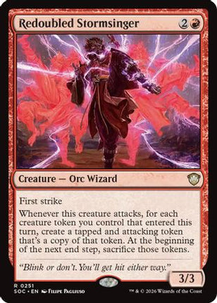 Redoubled Stormsinger [Commander: Secrets of Strixhaven]
