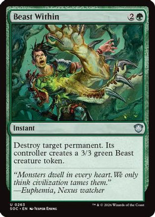 Beast Within [Commander: Secrets of Strixhaven]
