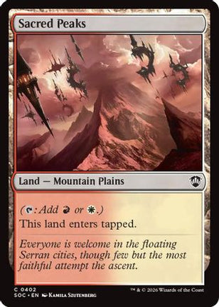 Sacred Peaks [Commander: Secrets of Strixhaven]